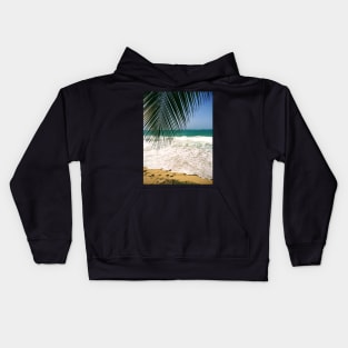 Tropical Ocean View Puerto Rico Kids Hoodie